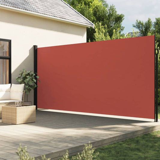 Sammenrullelig Sidemarkise Terrakotta