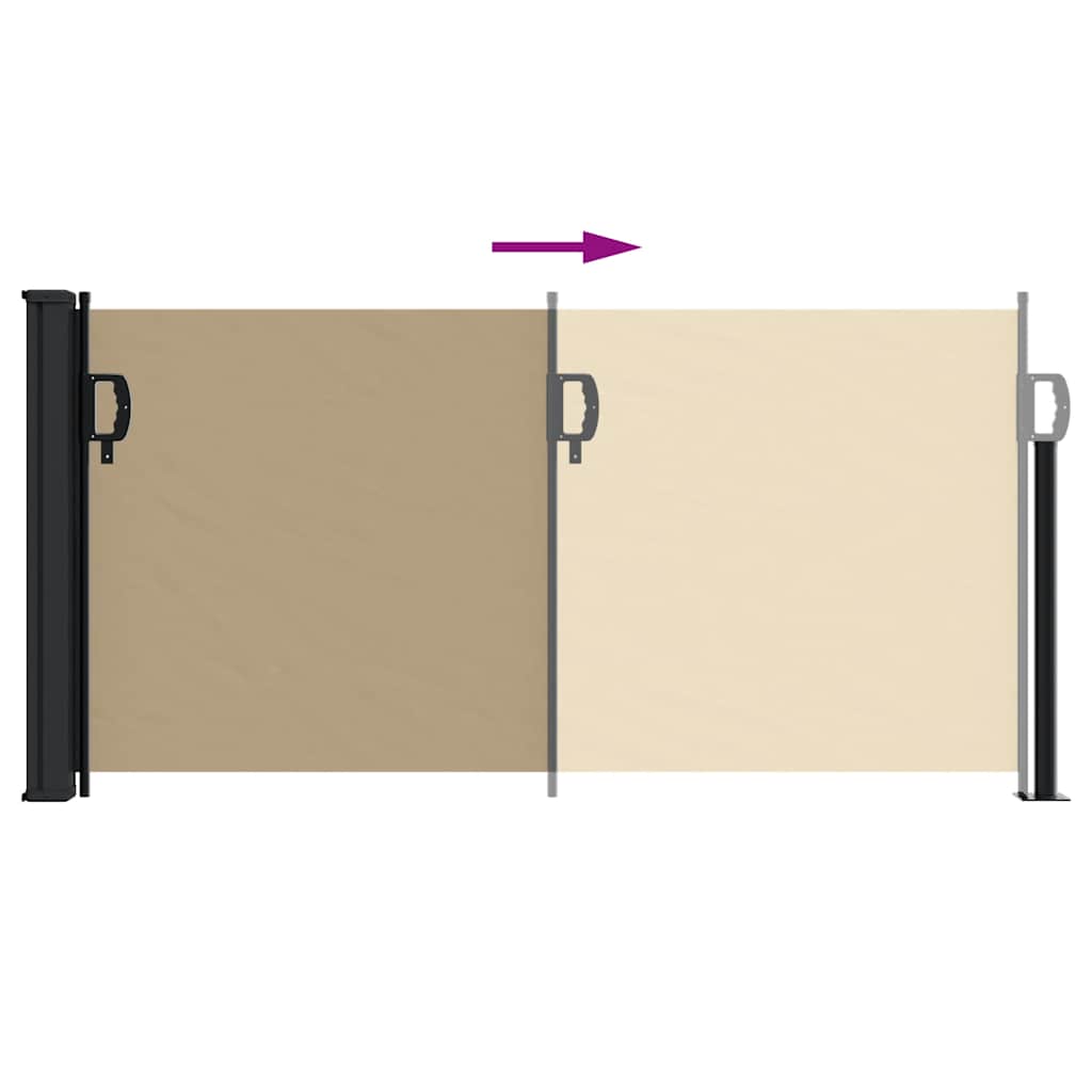 Sammenrullelig Sidemarkise 100x500 Cm - Billede 5