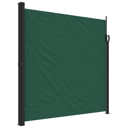 Sammenrullelig Sidemarkise 200x500 Cm Mørkegrøn - Billede 2