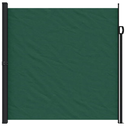 Sammenrullelig Sidemarkise 200x500 Cm Mørkegrøn - Billede 3