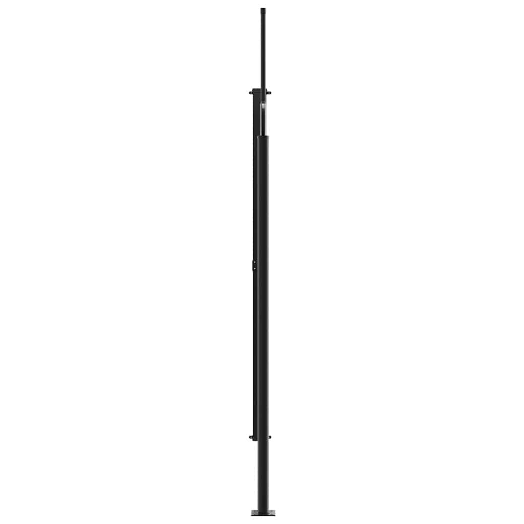 Sammenrullelig Sidemarkise 200x500 Cm Mørkegrøn - Billede 4