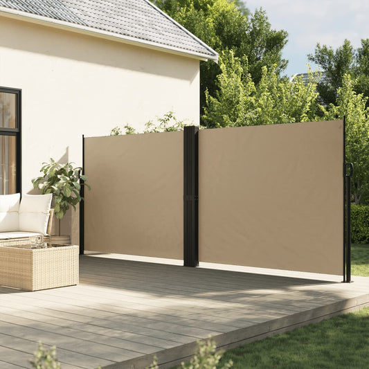 Sammenrullelig Sidemarkise Beige