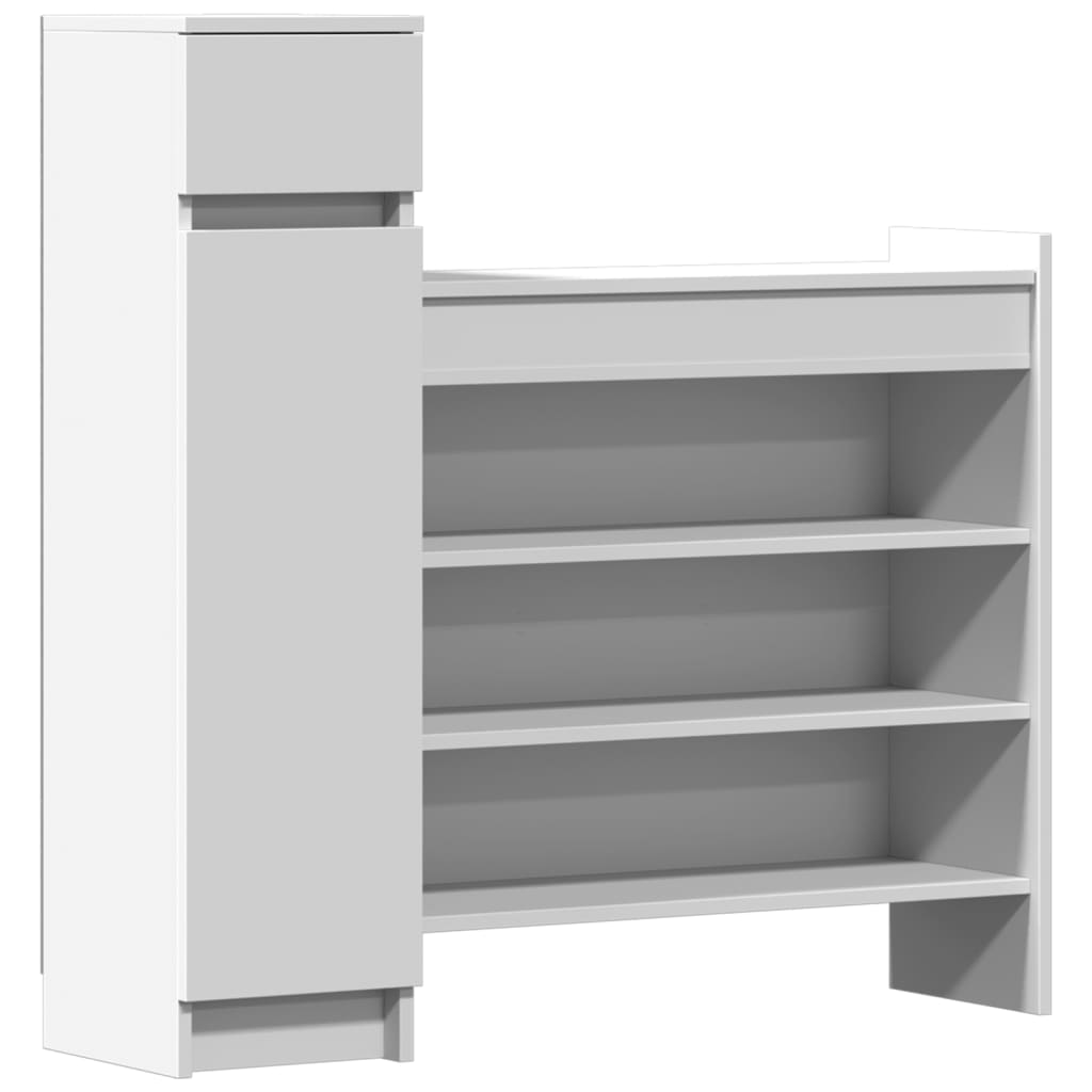Skoreol 100,5x28x100 Cm Konstrueret Træ - Billede 2