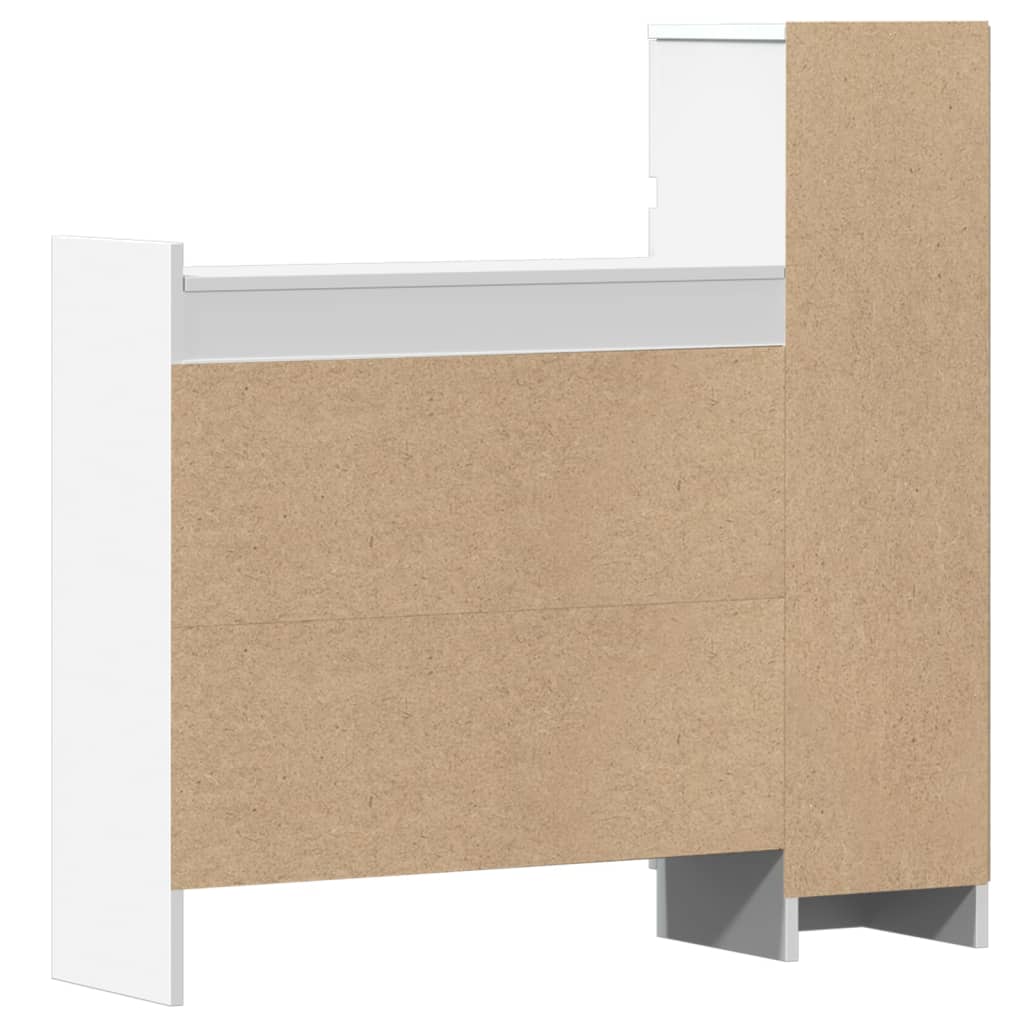 Skoreol 100,5x28x100 Cm Konstrueret Træ - Billede 8