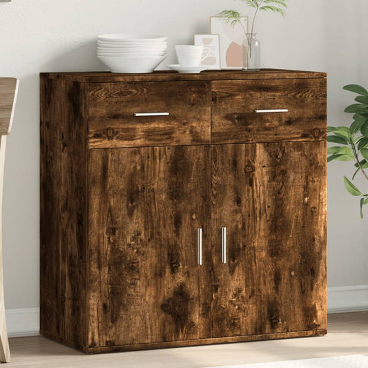 Skænk 79X38X80 Cm Konstrueret Træ Etræsfarve