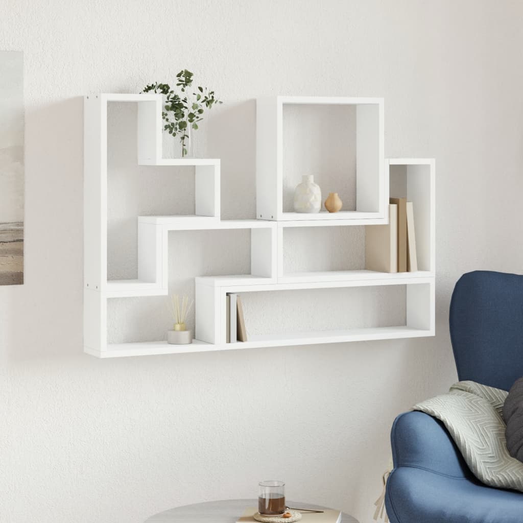 Væghylde 96x12x64 Cm Konstrueret Træ - Billede 3