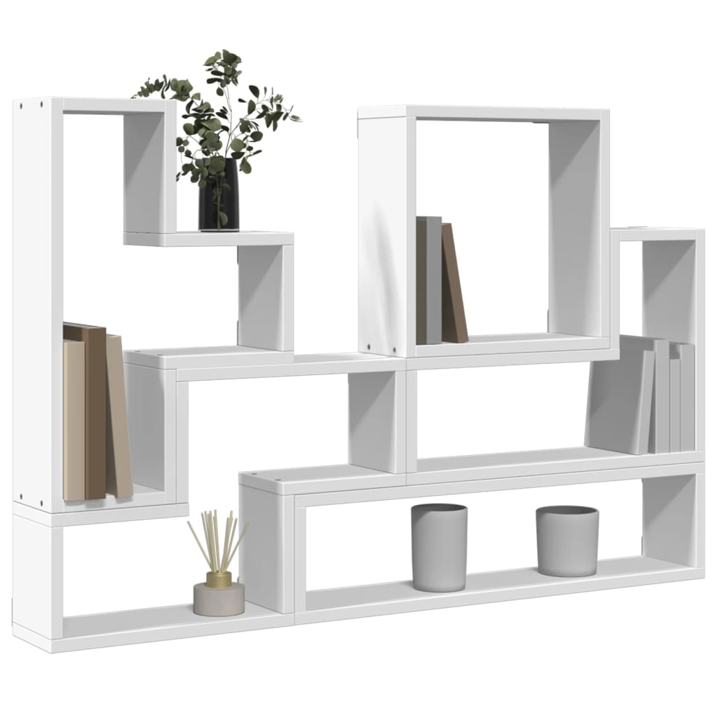 Væghylde 96x12x64 Cm Konstrueret Træ - Billede 4