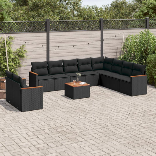 Sofasæt Til Haven 11 Dele Med Hynder Polyrattan