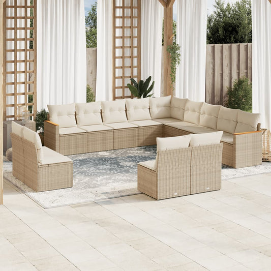 Sofasæt Til Haven 13 Dele Med Hynder Polyrattan