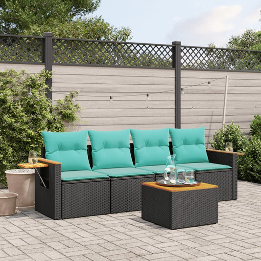Sofasæt Til Haven 5 Dele Med Hynder Polyrattan