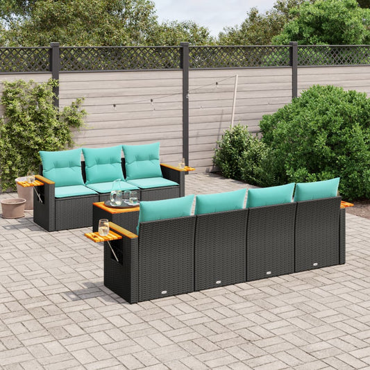 Sofasæt til Haven 8 Dele med Hynder Polyrattan - hovedbillede