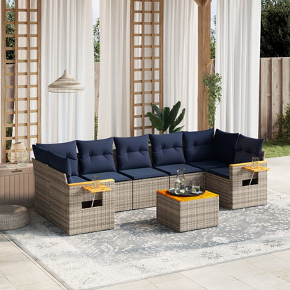 Sofasæt Til Haven 8 Dele Med Hynder Polyrattan