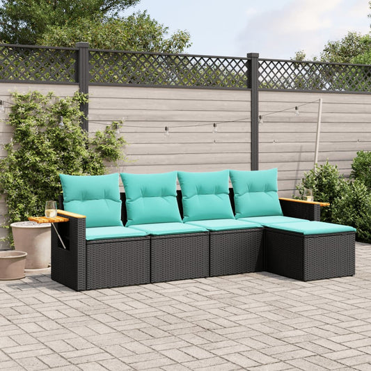 Sofasæt Til Haven 5 Dele Med Hynder Polyrattan