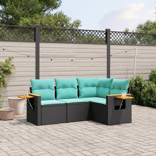 Sofasæt Til Haven 4 Dele Med Hynder Polyrattan