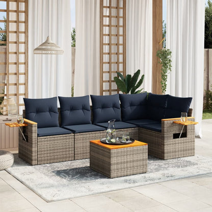 Sofasæt Til Haven 5 Dele Med Hynder Polyrattan