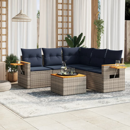 Sofasæt Til Haven 5 Dele Med Hynder Polyrattan