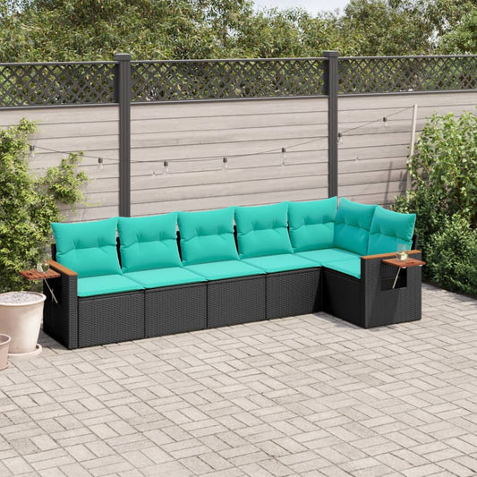 Sofasæt Til Haven 6 Dele Med Hynder Polyrattan