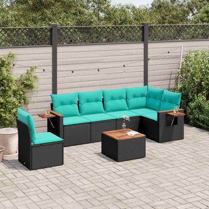 Sofasæt Til Haven 6 Dele Med Hynder Polyrattan