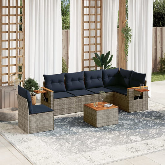 Sofasæt Til Haven 6 Dele Med Hynder Polyrattan