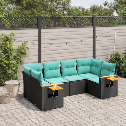 Sofasæt Til Haven 6 Dele Med Hynder Polyrattan