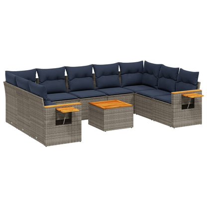 Sofasæt Til Haven 9 Dele Med Hynder Polyrattan