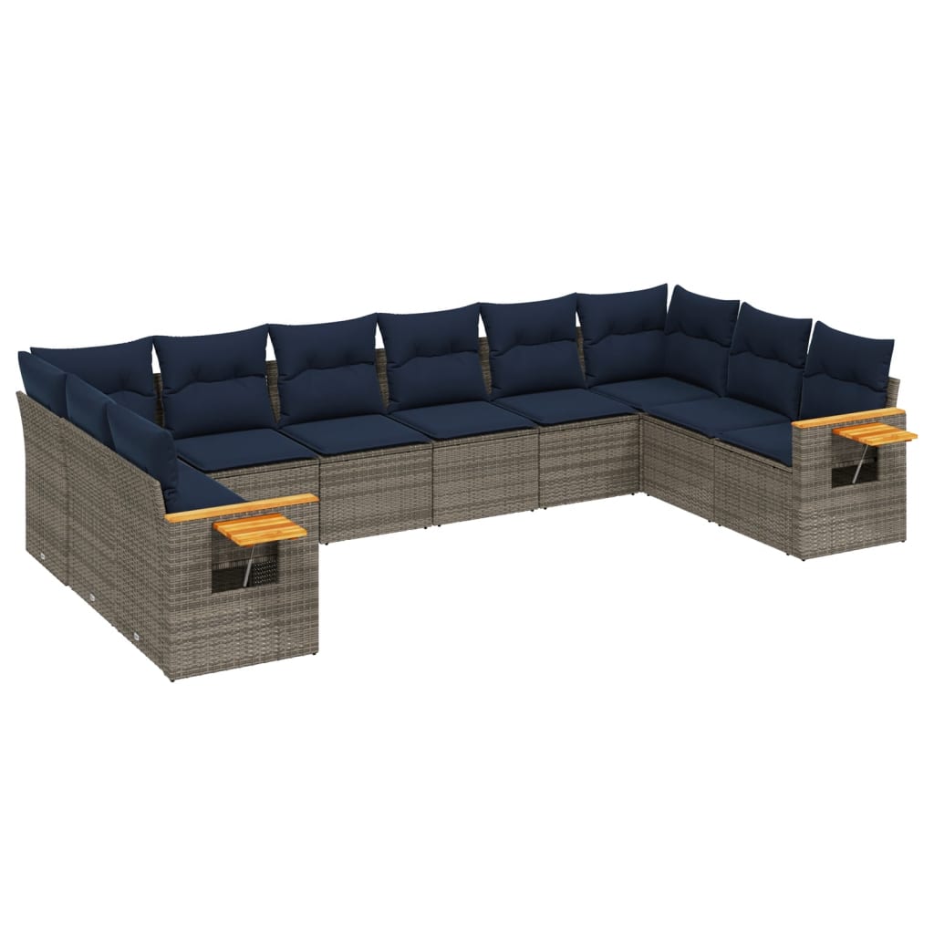 Sofasæt Til Haven 10 Dele Med Hynder Polyrattan