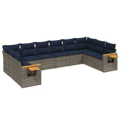 Sofasæt Til Haven 10 Dele Med Hynder Polyrattan