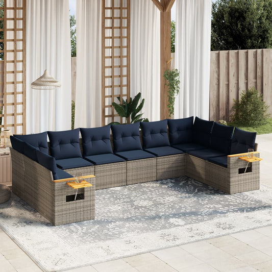 Sofasæt Til Haven 10 Dele Med Hynder Polyrattan