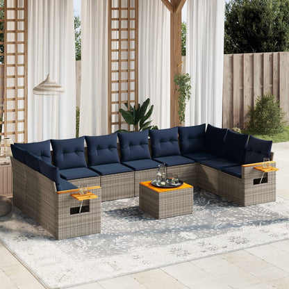 Sofasæt Til Haven 10 Dele Med Hynder Polyrattan