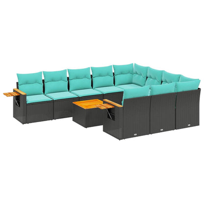 Sofasæt Til Haven 10 Dele Med Hynder Polyrattan