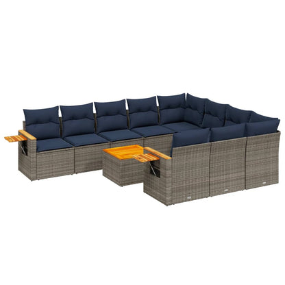Sofasæt Til Haven 10 Dele Med Hynder Polyrattan