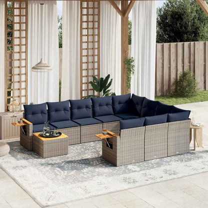 Sofasæt Til Haven 11 Dele Med Hynder Polyrattan