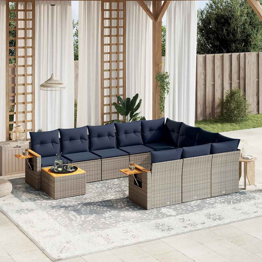 Sofasæt Til Haven 11 Dele Med Hynder Polyrattan