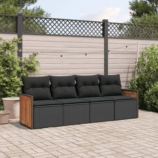Sofasæt Til Haven 4 Dele Med Hynder Polyrattan