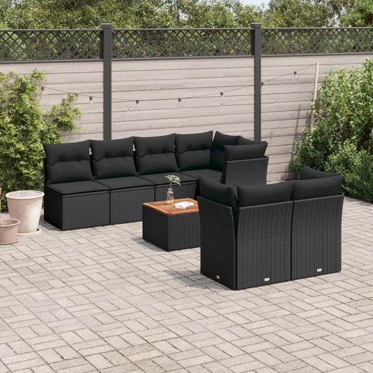 Sofasæt Til Haven 8 Dele Med Hynder Polyrattan