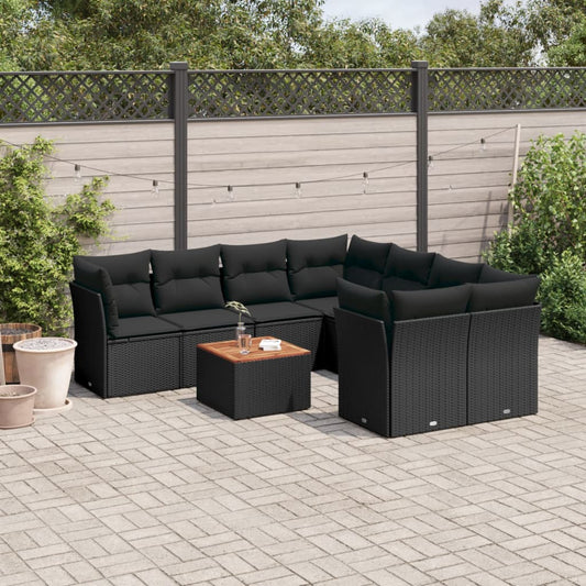 Sofasæt Til Haven 9 Dele Med Hynder Polyrattan