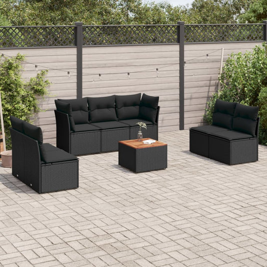 Sofasæt Til Haven 8 Dele Med Hynder Polyrattan