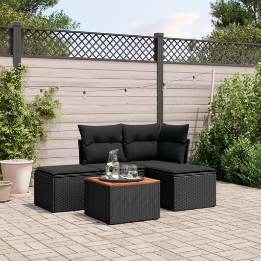 Sofasæt Til Haven 5 Dele Med Hynder Polyrattan