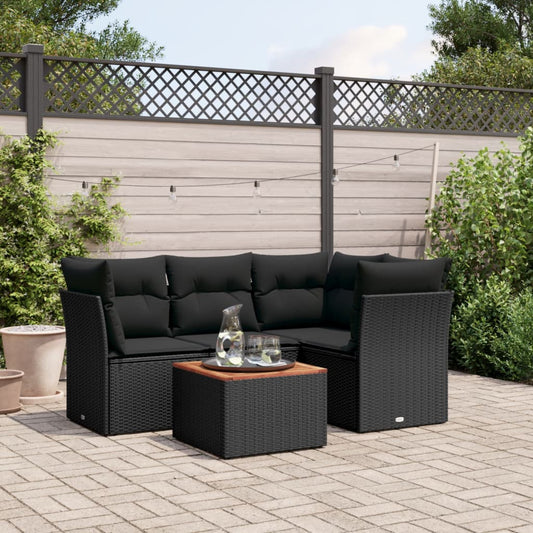 Sofasæt Til Haven 5 Dele Med Hynder Polyrattan