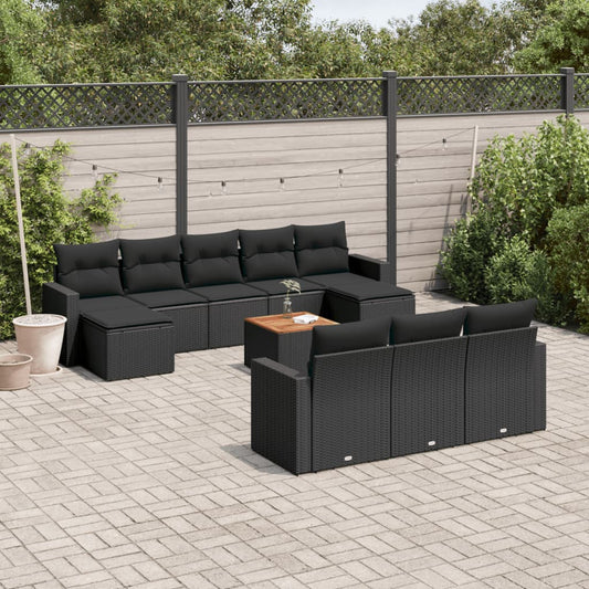 Sofasæt Til Haven 11 Dele Med Hynder Polyrattan