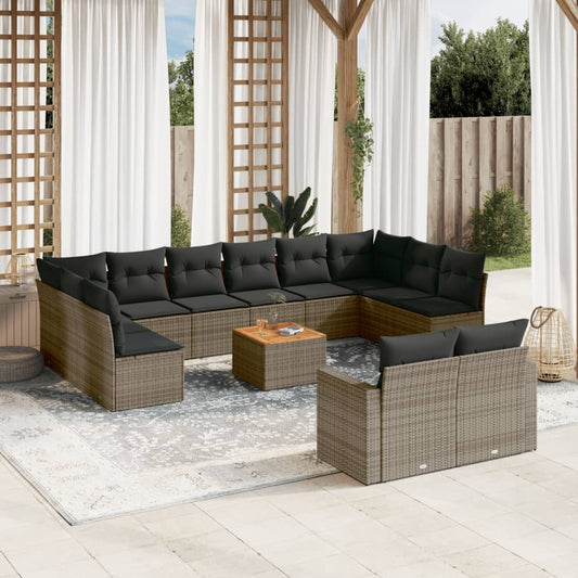 Sofasæt Til Haven 13 Dele Med Hynder Polyrattan