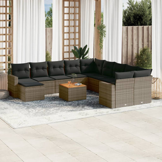 Sofasæt Til Haven 12 Dele Med Hynder Polyrattan