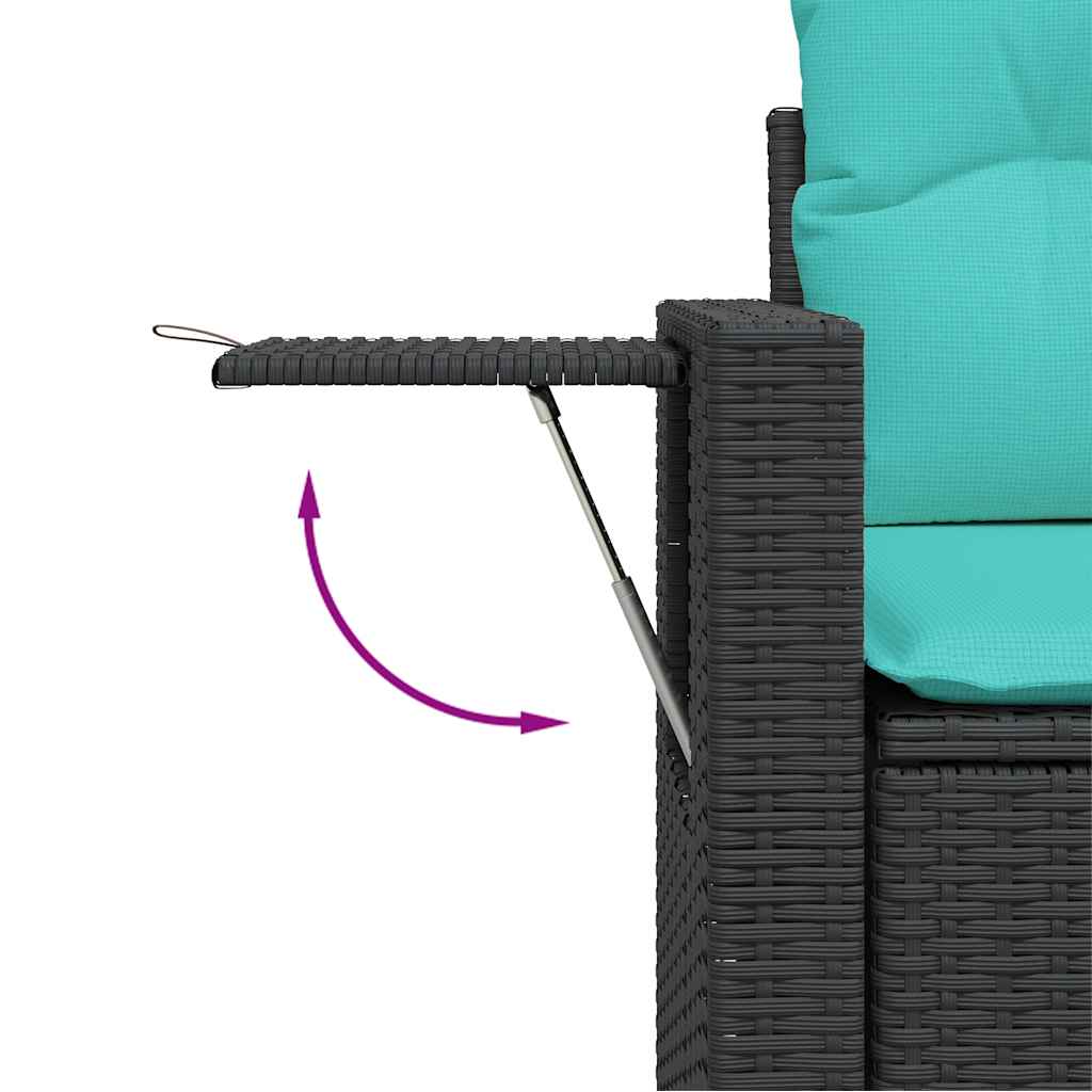 Havesofasæt Med 5 Dele Og Hynder Polyrattan - Billede 6