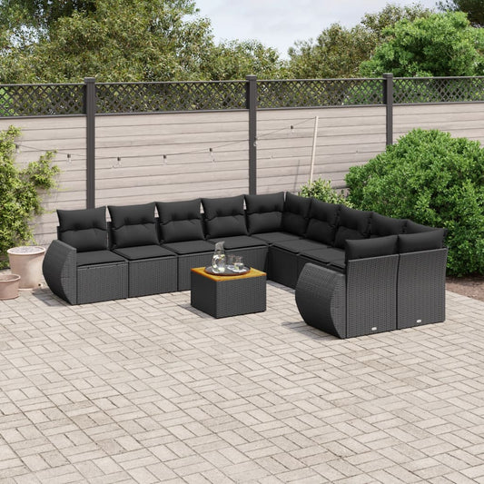 Sofasæt Til Haven 11 Dele Med Hynder Polyrattan