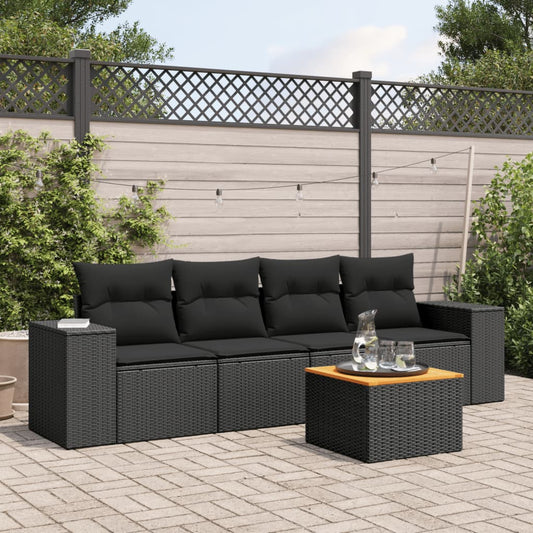 Sofasæt Til Haven 5 Dele Med Hynder Polyrattan