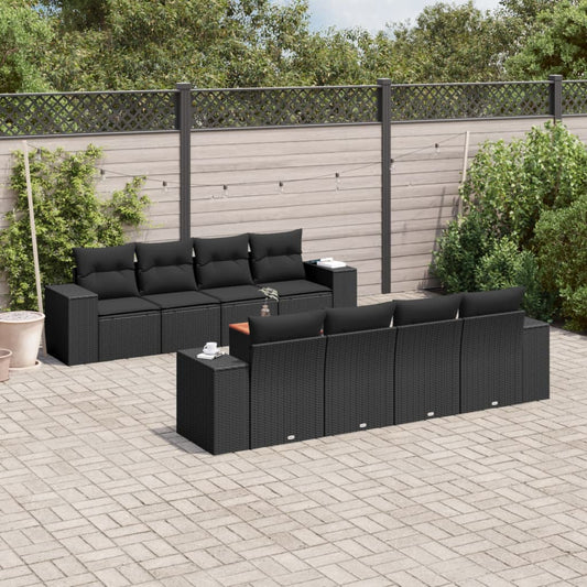 Sofasæt Til Haven 9 Dele Med Hynder Polyrattan