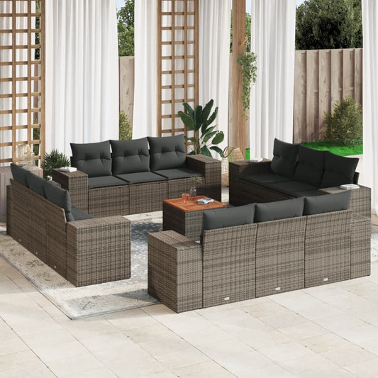 Sofasæt Til Haven 13 Dele Med Hynder Polyrattan