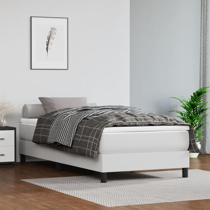 Springmadras Med Pocketfjedre 80X200X20 Cm Kunstlæder