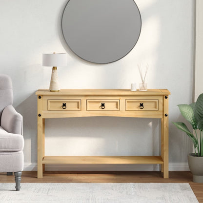 Konsolbord Corona 114X34,5X73 Cm Massivt Fyrretræ