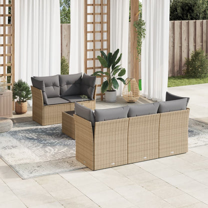 Sofasæt Til Haven 6 Dele Med Hynder Polyrattan - Variant 3249088